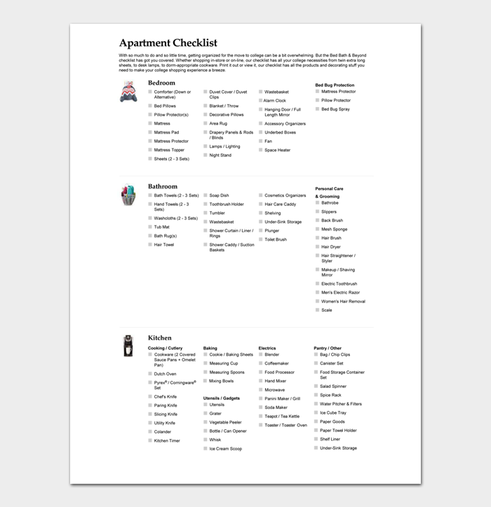 The Ultimate First Apartment Checklist  Apartment checklist, First  apartment, First apartment checklist